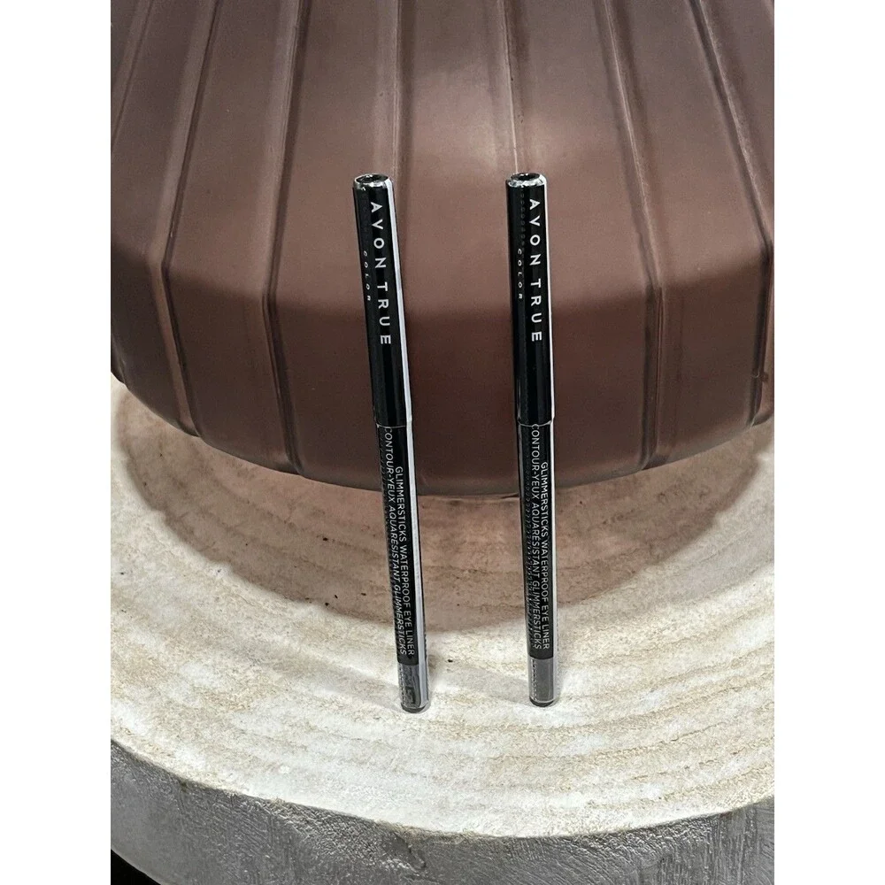 Avon True Color glimmersticks waterproof eye liner MIDNIGHT BLUE - Lot Of 2 -NEW